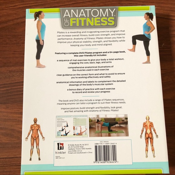Anatomy of Fitness Pilates Book and DVD - Picture 2 of 3